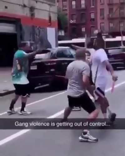 Mans gets choked!