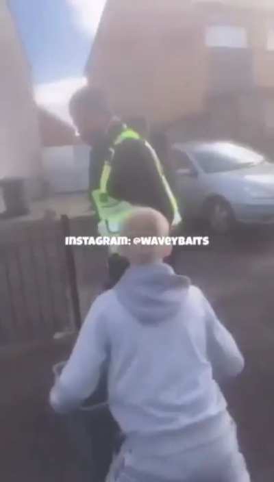 To bully an old person