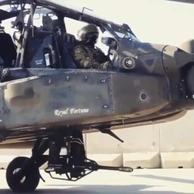 AH-64 Apache's helmet gun tracking system