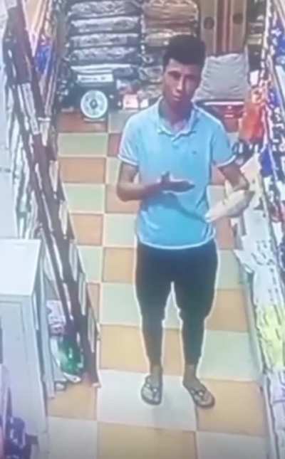 Attempt to play off shop lifting