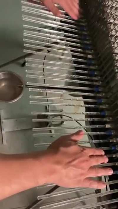 This crazy instrument made of glass