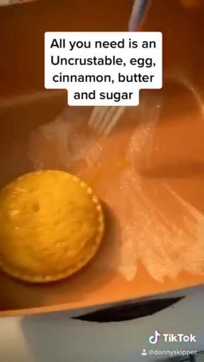 The world may be burning but at least I have TikTok to show me the best way to eat an uncrustable...