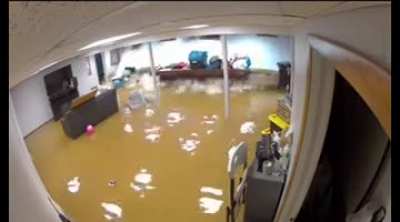 NYC basement flood goes 100-1000 real quick