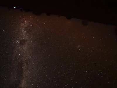 Visualized full rotation of the Earth by stabilizing the camera relative to the sky