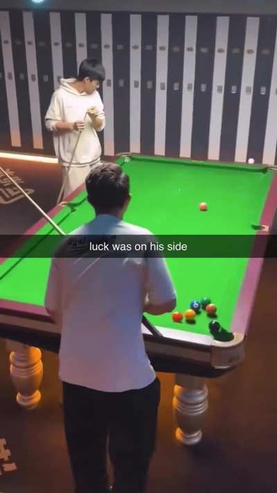 The first player made a foul