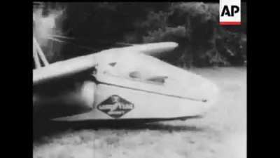 Inflatable Airplane 1957, "Goodyear XAO-3 Inflatoplane"