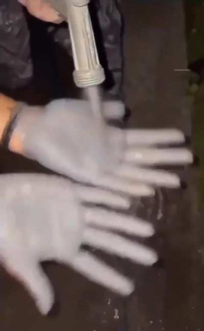 Washing hands ?