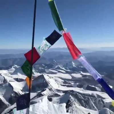 360° view from the top of Mount Everest