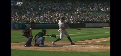 [Highlight] Arod makes fun of Stanton's swing on the broadcast
