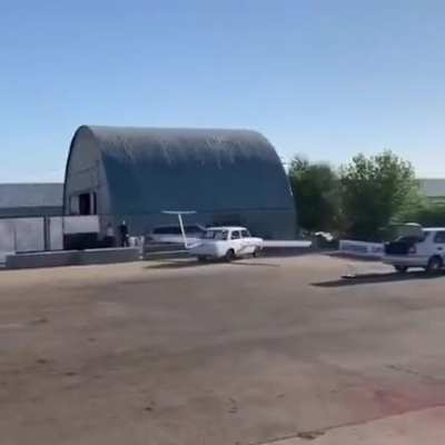 Attempt to fly by simply welding wings and tail