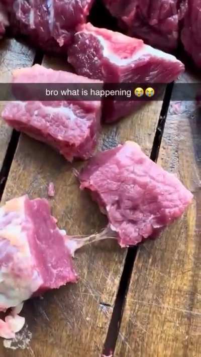 Muscle tissue twitching
