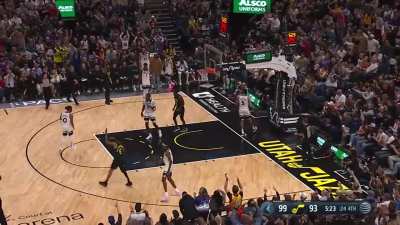 [Highlight] Malik Beasley bringing the 3's and the Swag to cut Minnesota's lead down to 5
