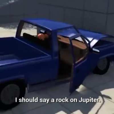 Effects of gravity when you drive on different planets