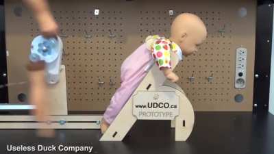 Baby burping Robot.