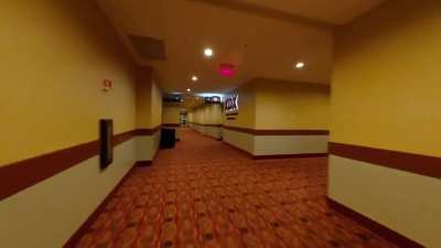 Drone FPV fly through of a theatre
