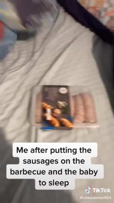 Putting the baby to bed