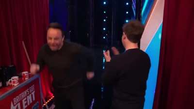 Comedian seems to have an unlimited supply of vests much to the chagrin of the judges
