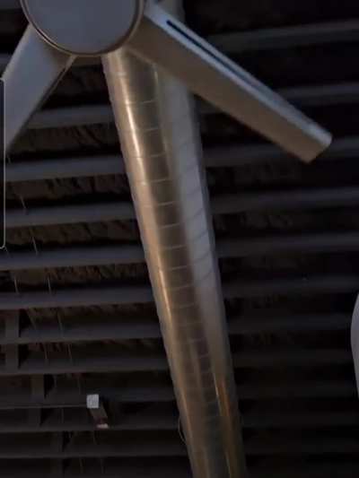 Fans that are connected to the air duct that spread the air out instead of straight down.