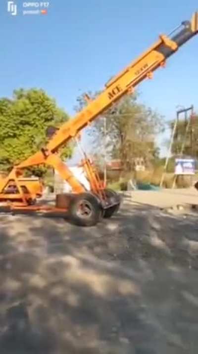 WCGW Gas station pole removal