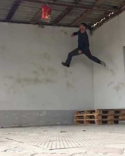 Impressive taekwondo kicking skills