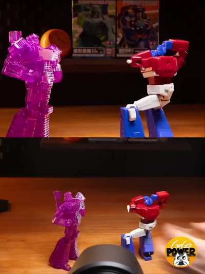Transformers dance battle stop motion animation by "Go Go Power Cat"