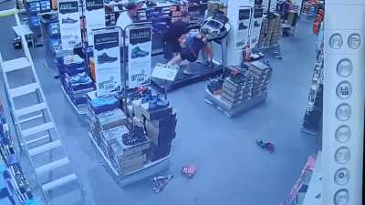 WCGW when you try to save your kid from a treadmill