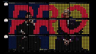 I created an animation only by posting millions of emojis on twitter. It took me 8 months.