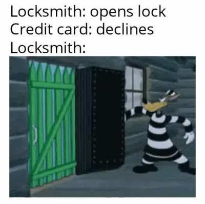 I'm locked in again