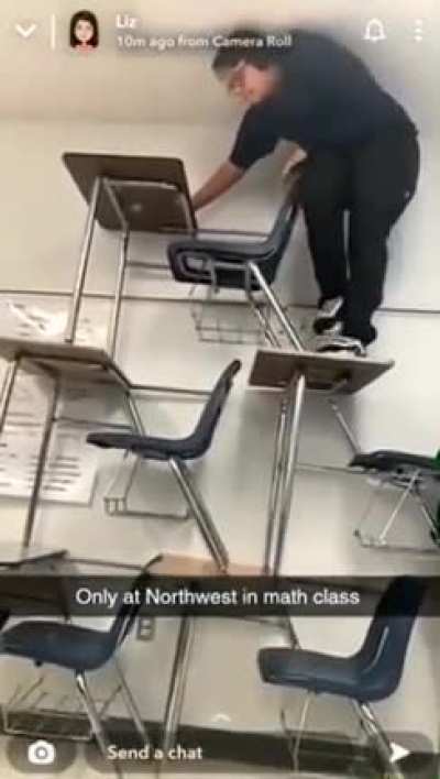 He fell