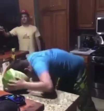 Man vs Watermelon