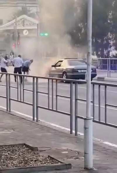 He missed the car