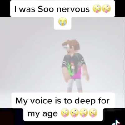 his voice is so deep ???