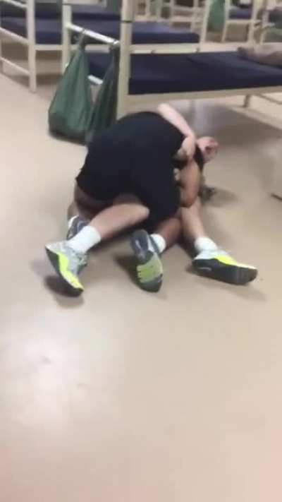 Guy wants his brother in arms to stop touching his DICK