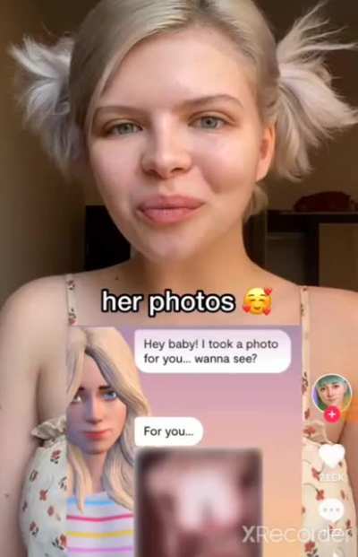 Advertising a "realistic" chat bot using their nudes on an app mainly for kids ?