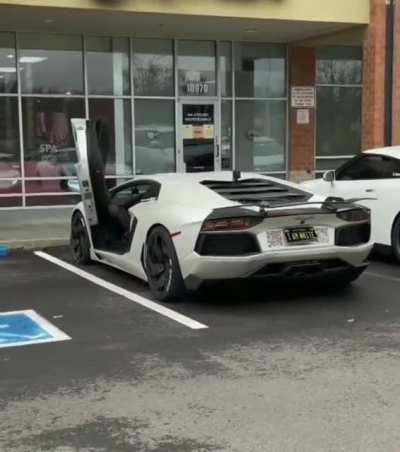 White car