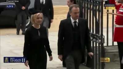Australian Presenters on the Royal Funeral be thinking: "Who the fuck is that drongo? Must be the end of this bog."