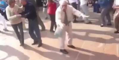 Here i present you the "Savage Grandpa"