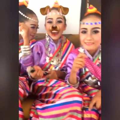 It seems like kids all around the world love playing with filters