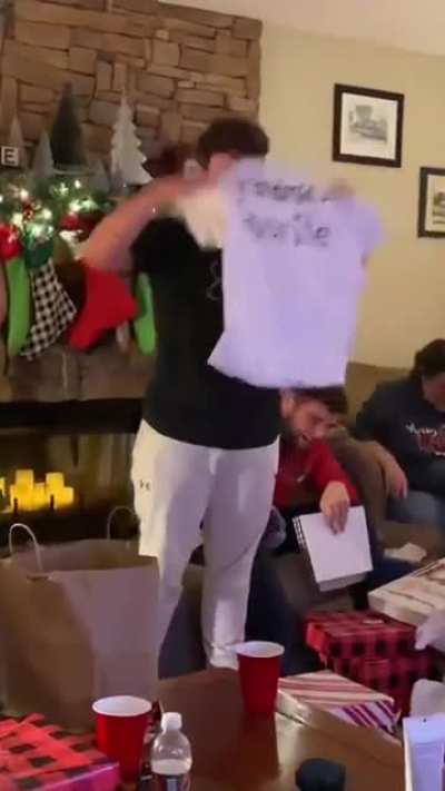 I think she didn’t give him that, but it made her happy.