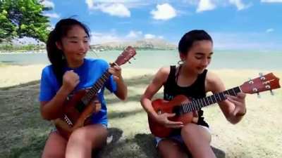 Honoka and Azita "bodysurfing" ??