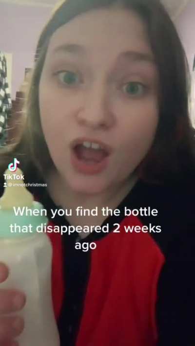 I just throw the bottle away