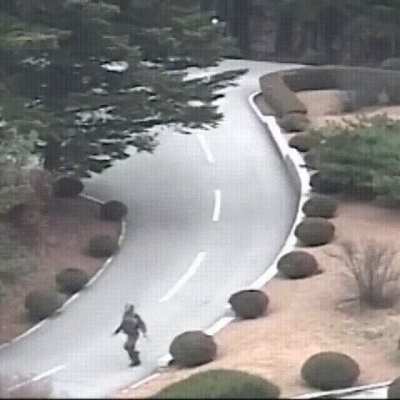 Watch the moment a North Korean soldier defected to the South