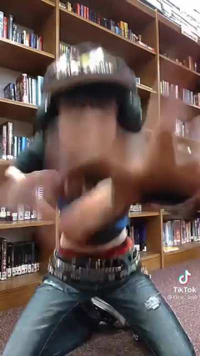Ahh yes, I also think the library is the best spot to roll on the floor and show how edgy/emo I am