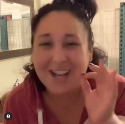 I was laughing cause she was laughing.....