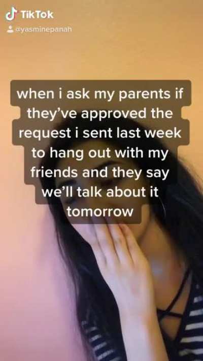 having strict parents ?