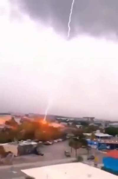 "Lightning does not strike at the same place twice," they said