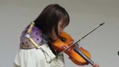 Amazing violin player