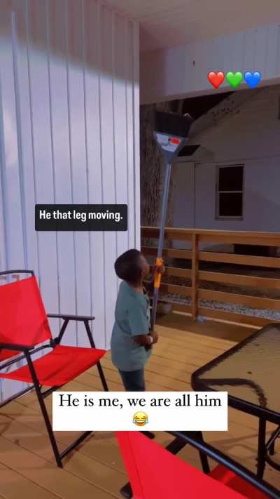The way he done it was priceless