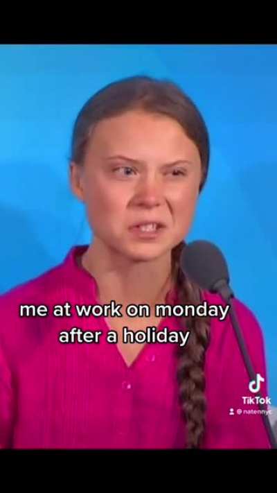 Working on the Monday after a holiday…