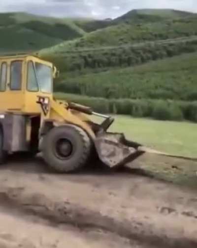 to roll over the car